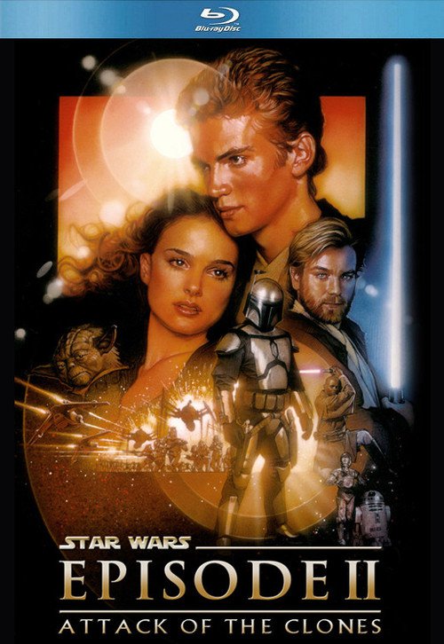 Attack Of The Clones poster 11" x 17"  Star Wars poster Star Wars movie poster